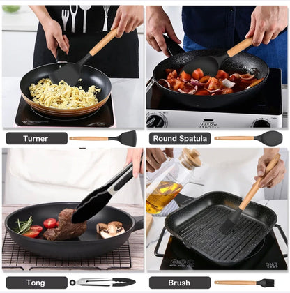 Silicone Utensil Set