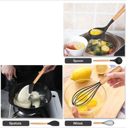Silicone Utensil Set