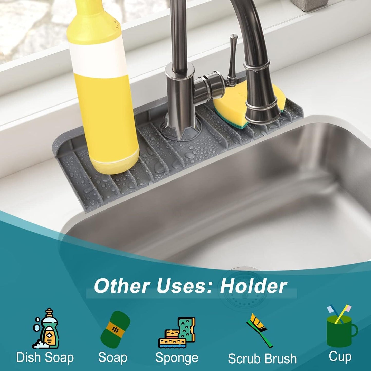 Sink Faucet Mat