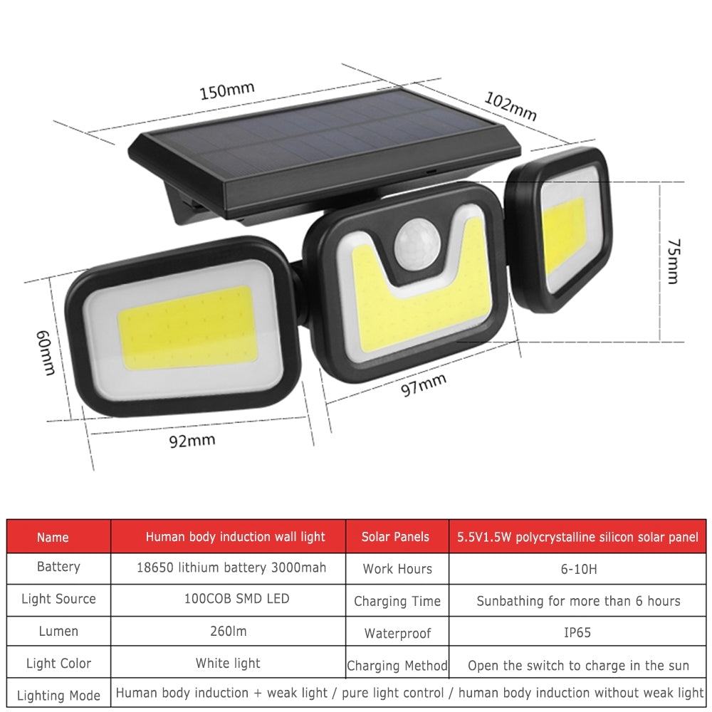 Split Solar Lamp LF-1725B