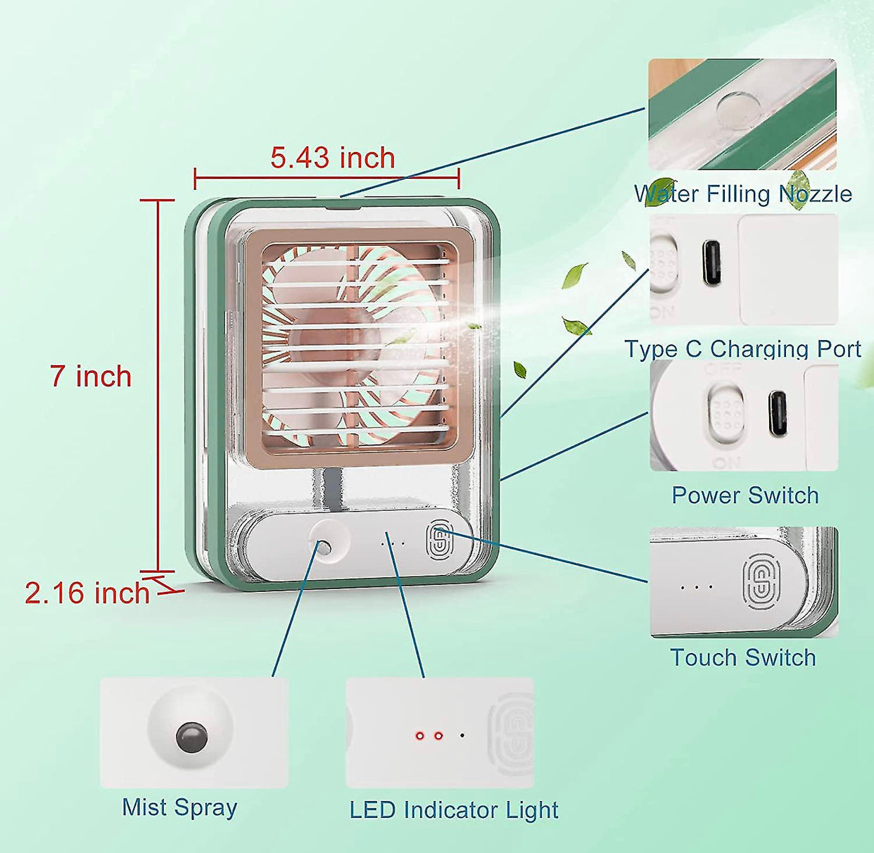 Spray Light Fan
