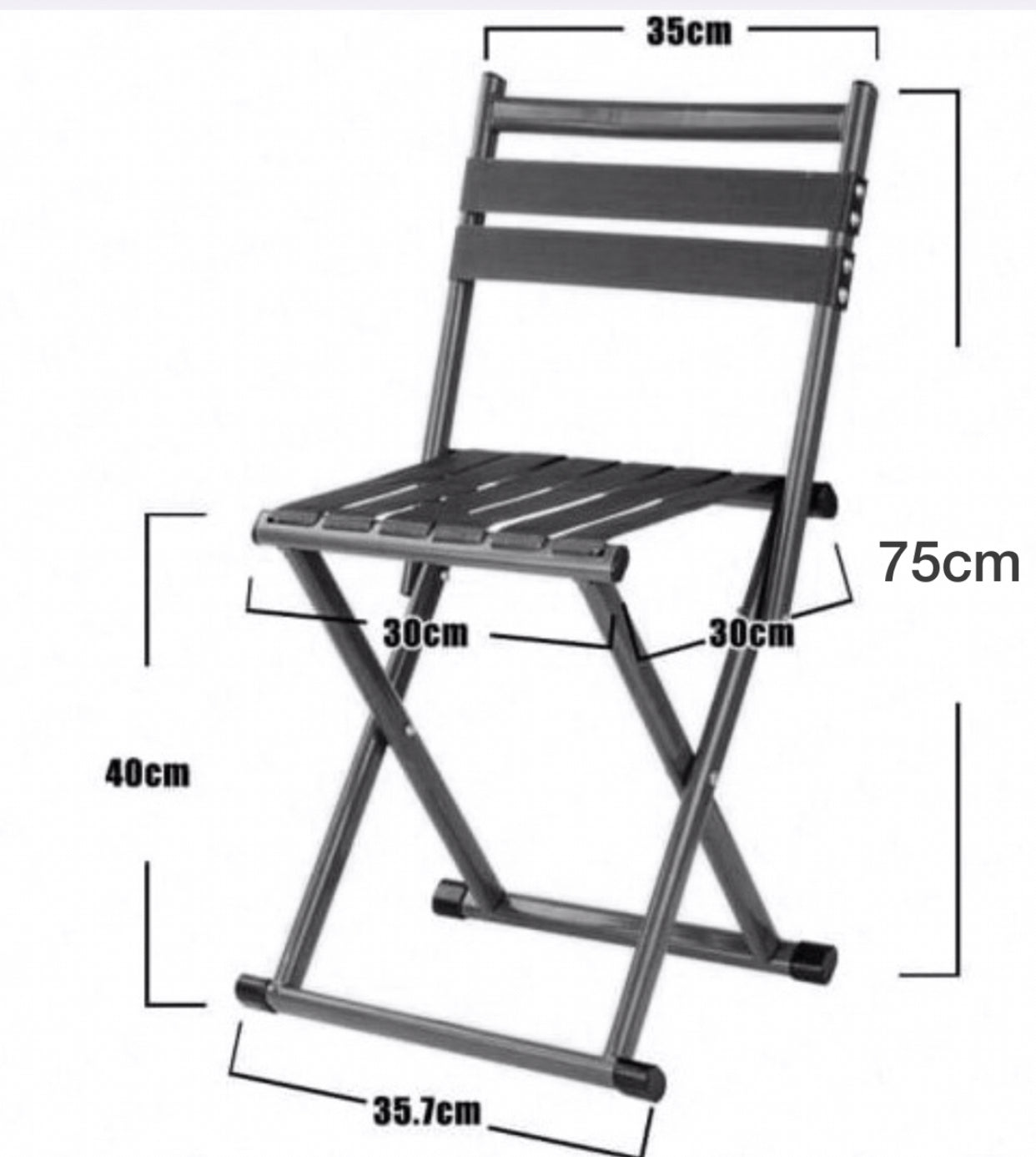 Stool Chair With Back (Green)