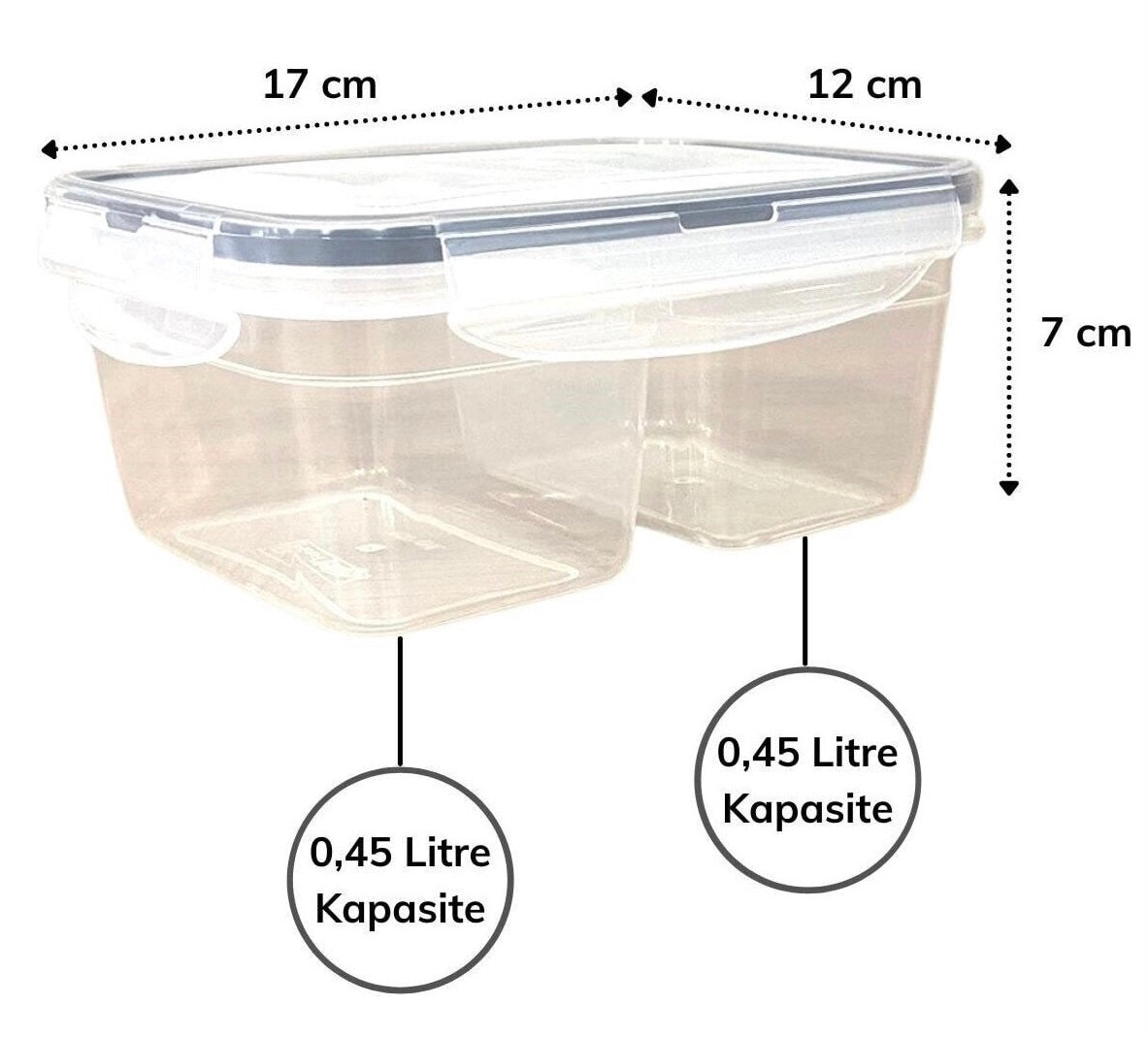 Divided Food Box (LC-524)