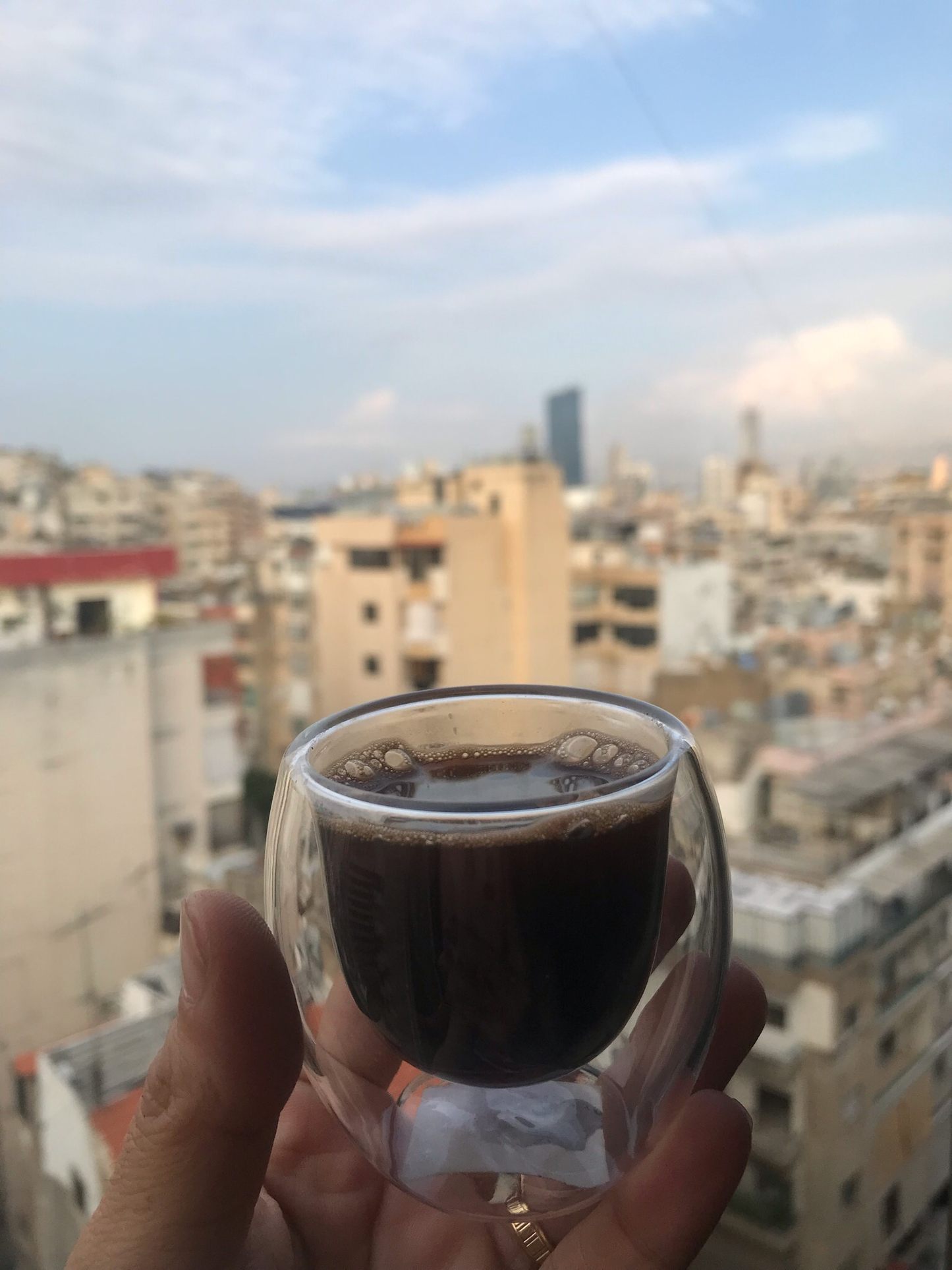 Double Wall Glass Cup 80ml X6