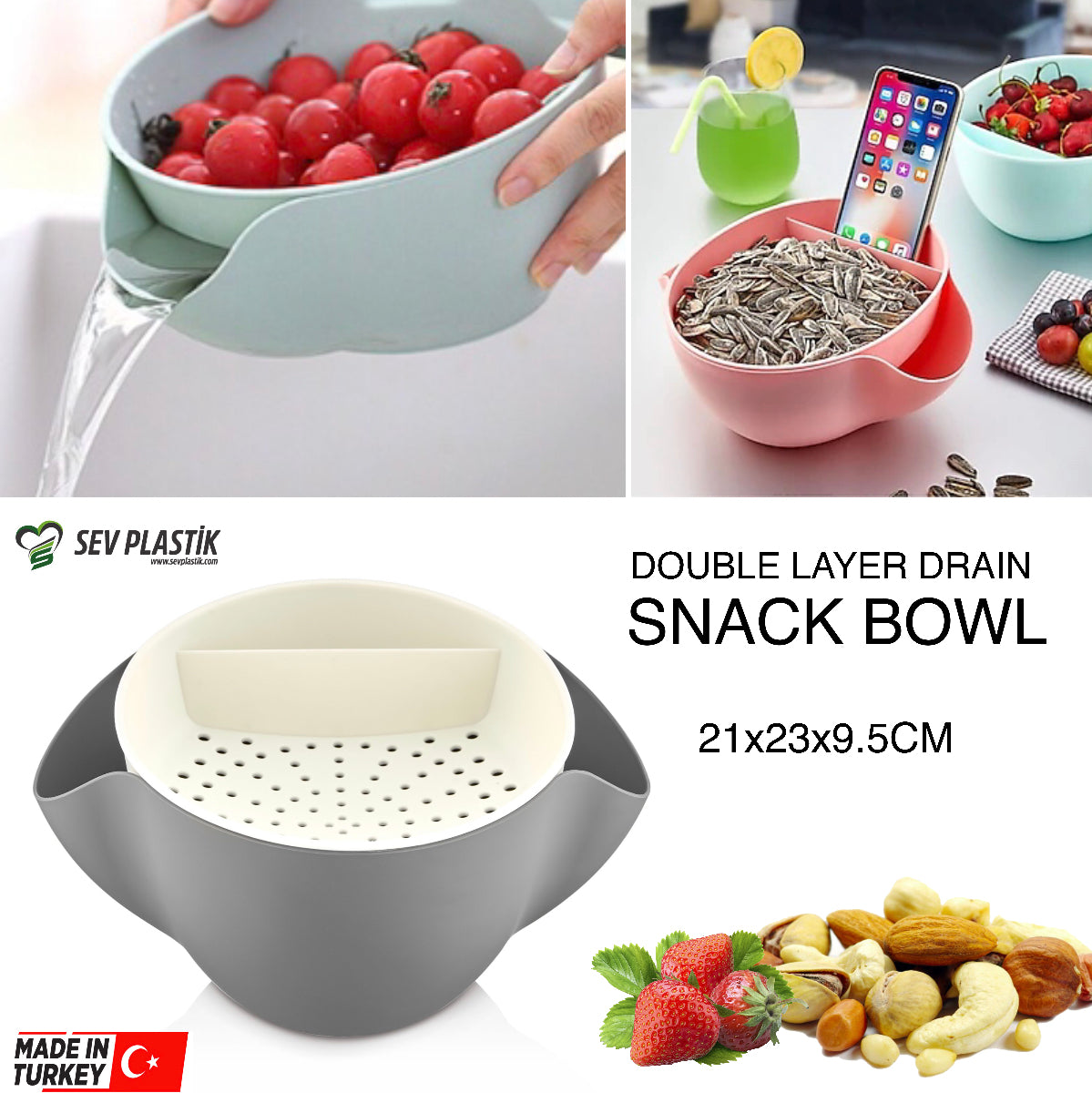Double Snack Bowl