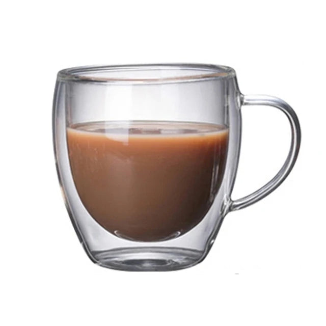 Double Wall Glass Cup 250 ml - 9 cm