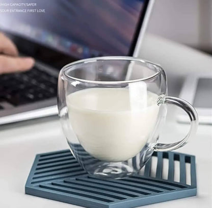 Double Wall Glass Cup 250 ml - 9 cm