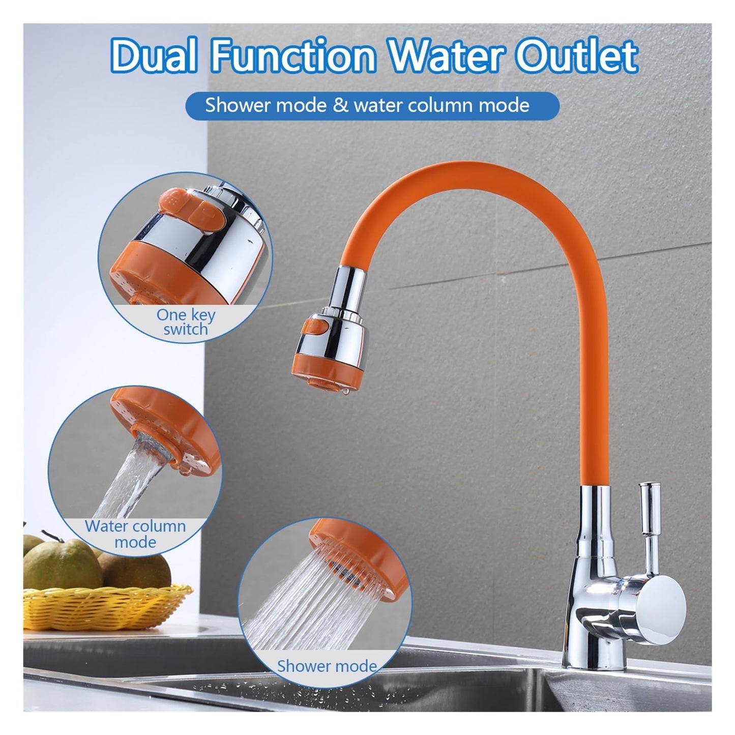 Flexible Colorful Faucet