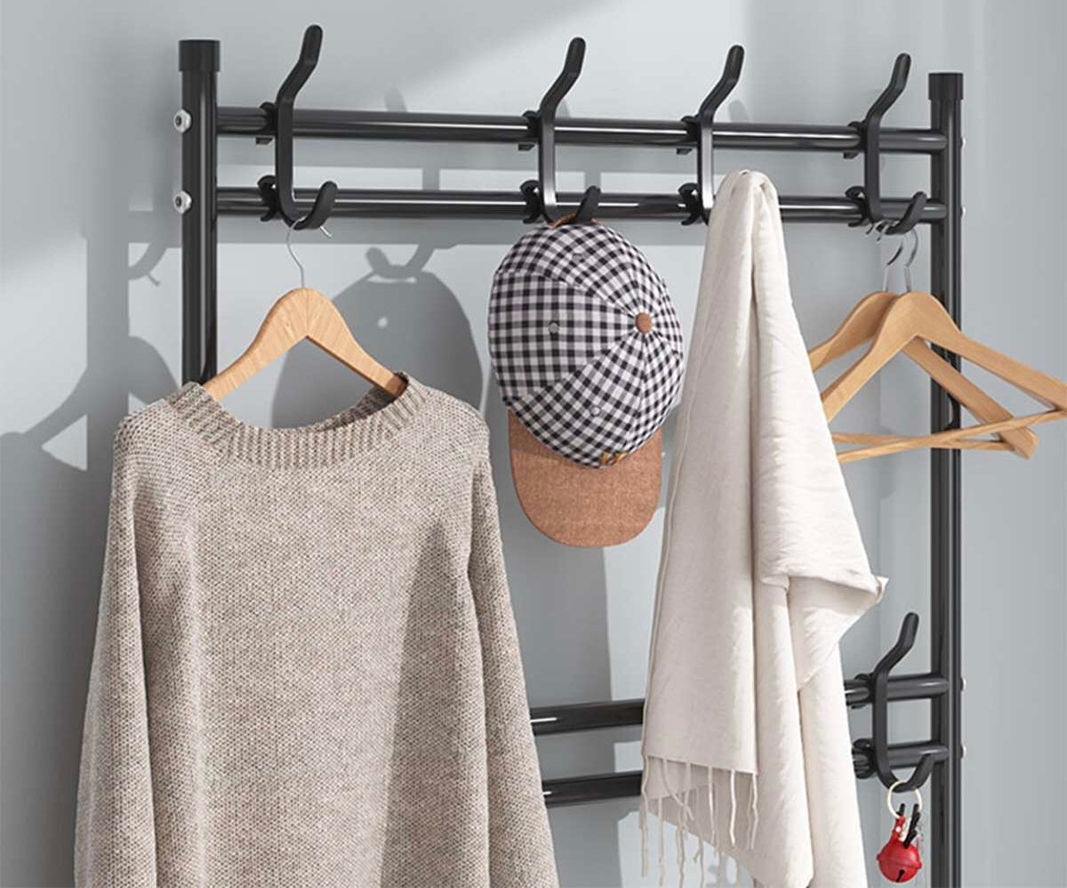 Coat/Shoe Rack (Black)