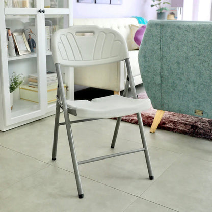 Folding Plastic Chair (Black)