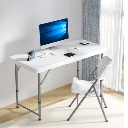 Folding Plastic Chair (Black)