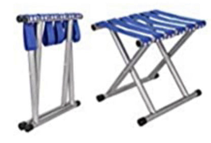 Folding Stool Chair (Green)