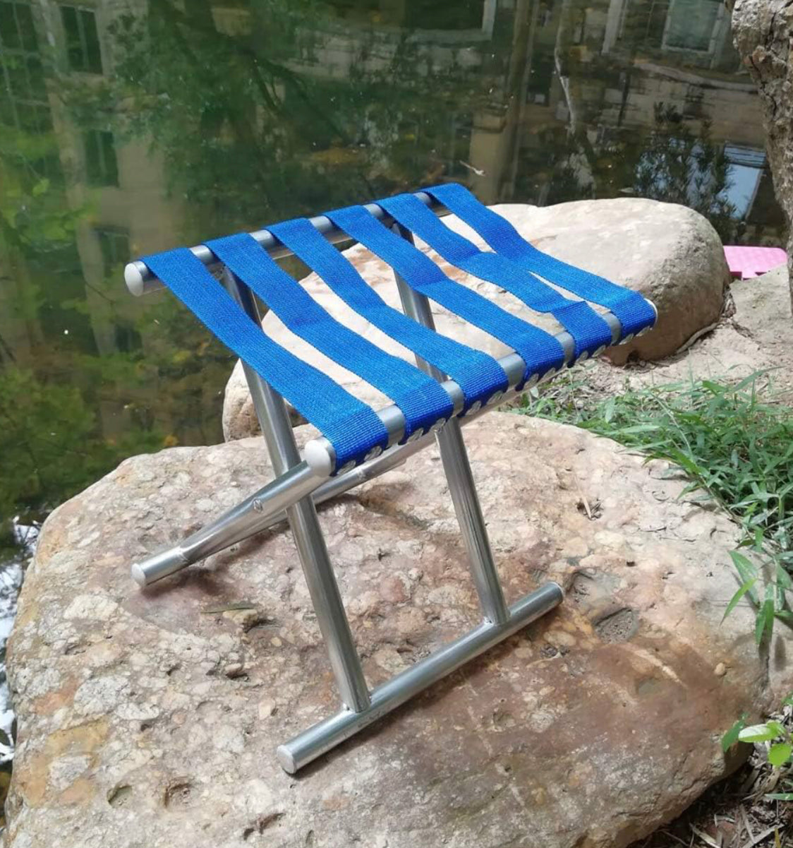 Folding Stool Chair (Green)