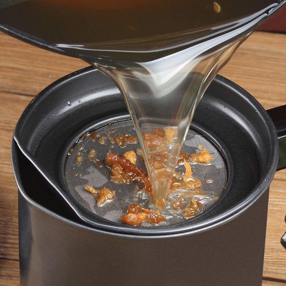 Grease Oil Strain Pot