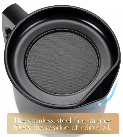 Grease Oil Strain Pot