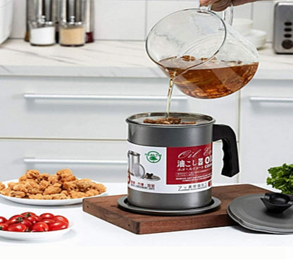 Grease Oil Strain Pot