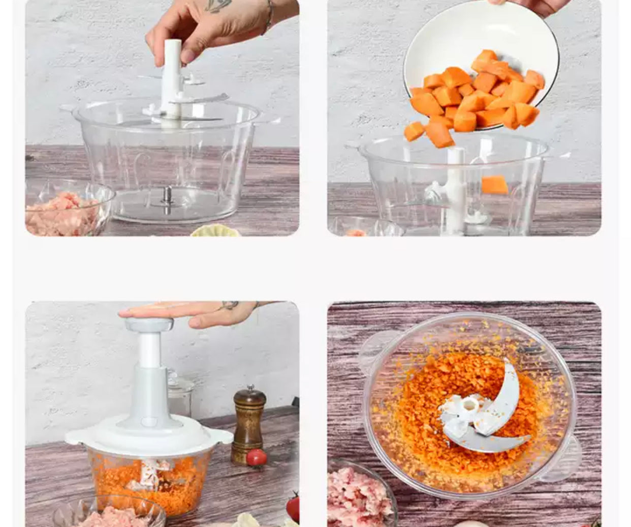 Hand-Press Chopper