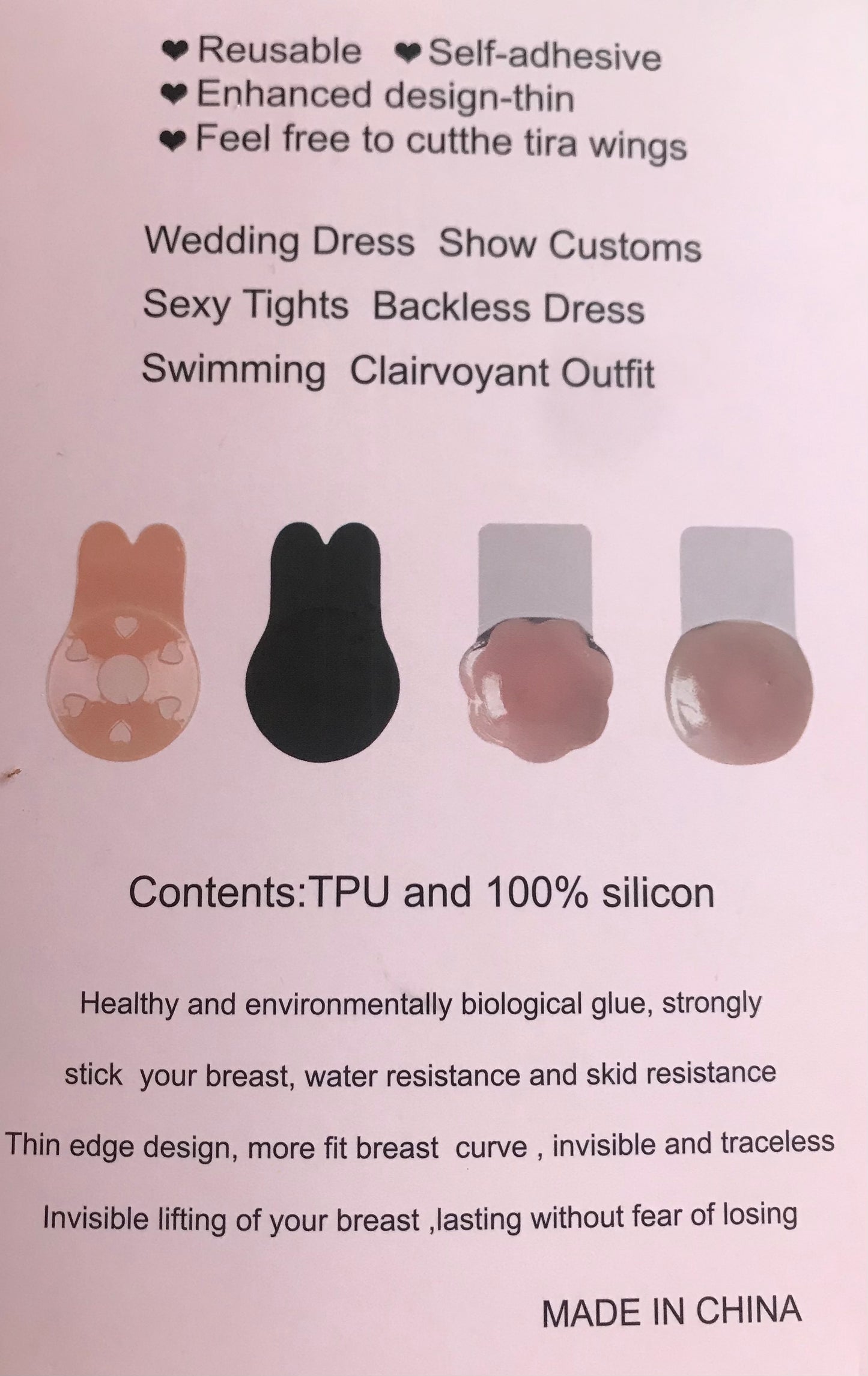 Invisible Push-Up Bra