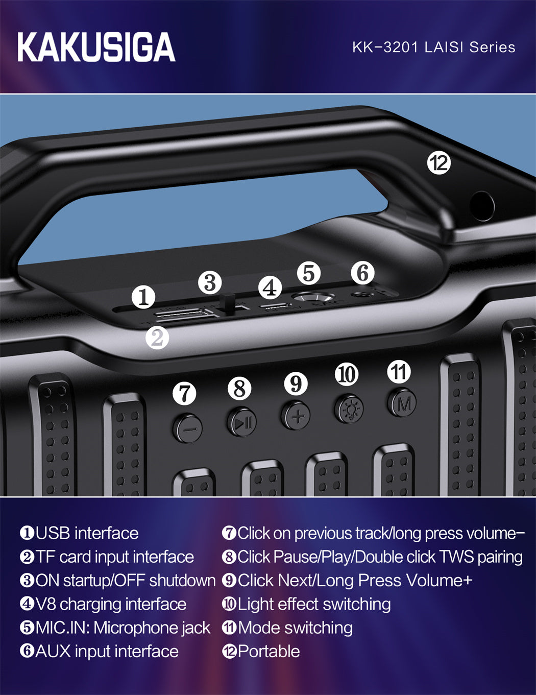 Light Speaker (KK-3201)