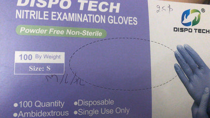 Blue Disposable Gloves (100-Pc)