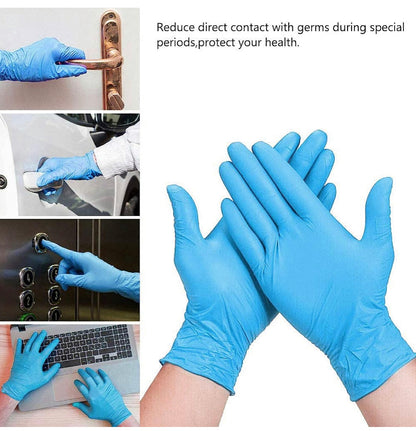 Blue Disposable Gloves (100-Pc)