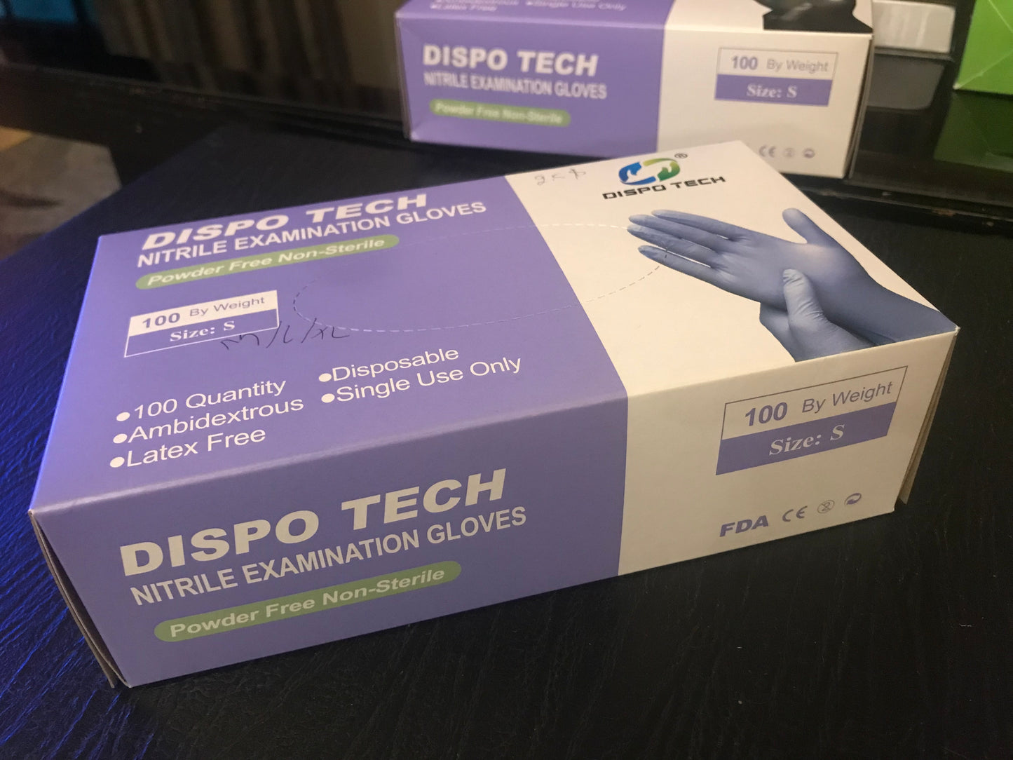 Blue Disposable Gloves (100-Pc)
