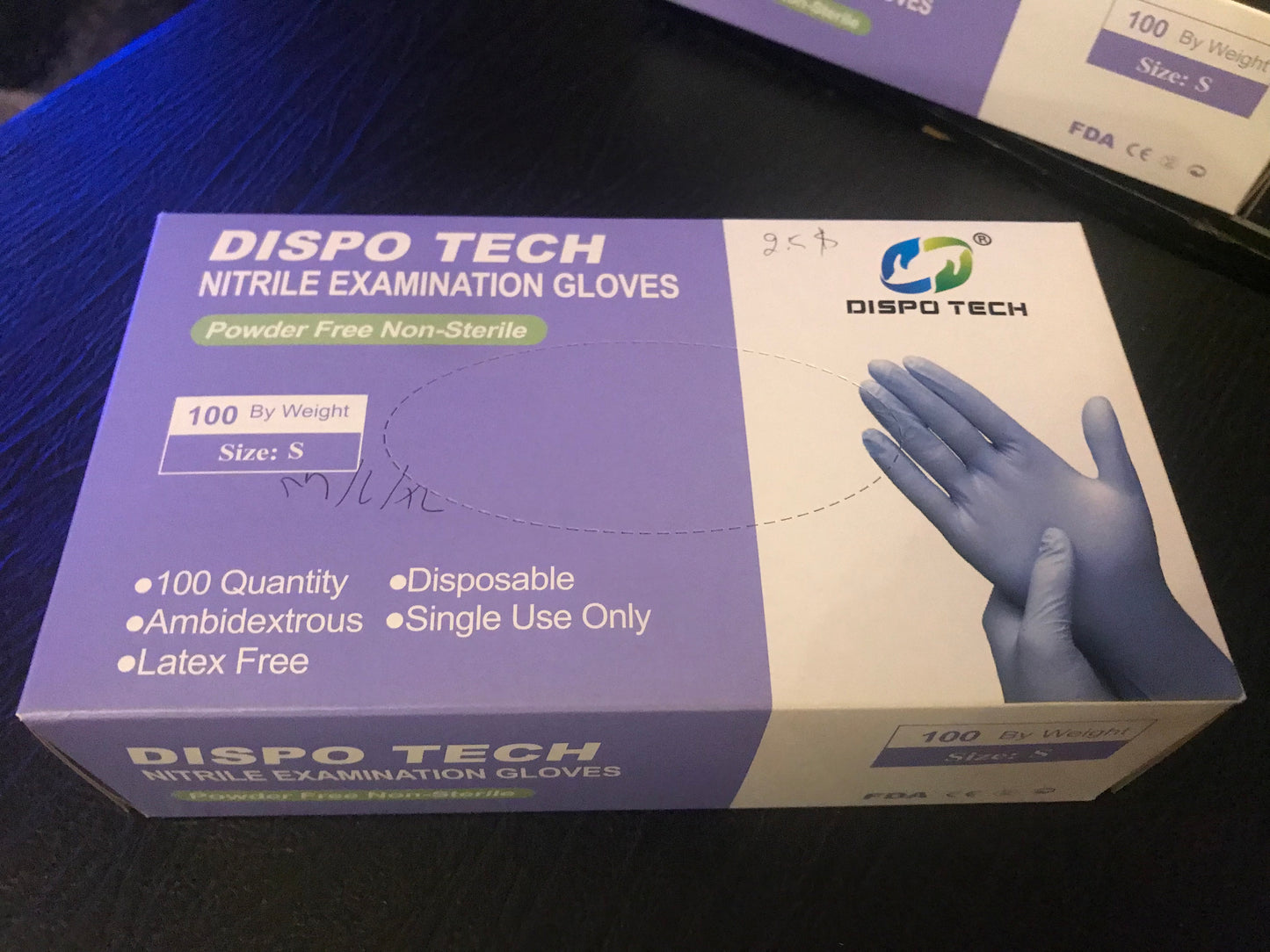 Blue Disposable Gloves (100-Pc)