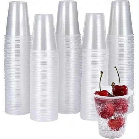 100-Pc Transparent Cups