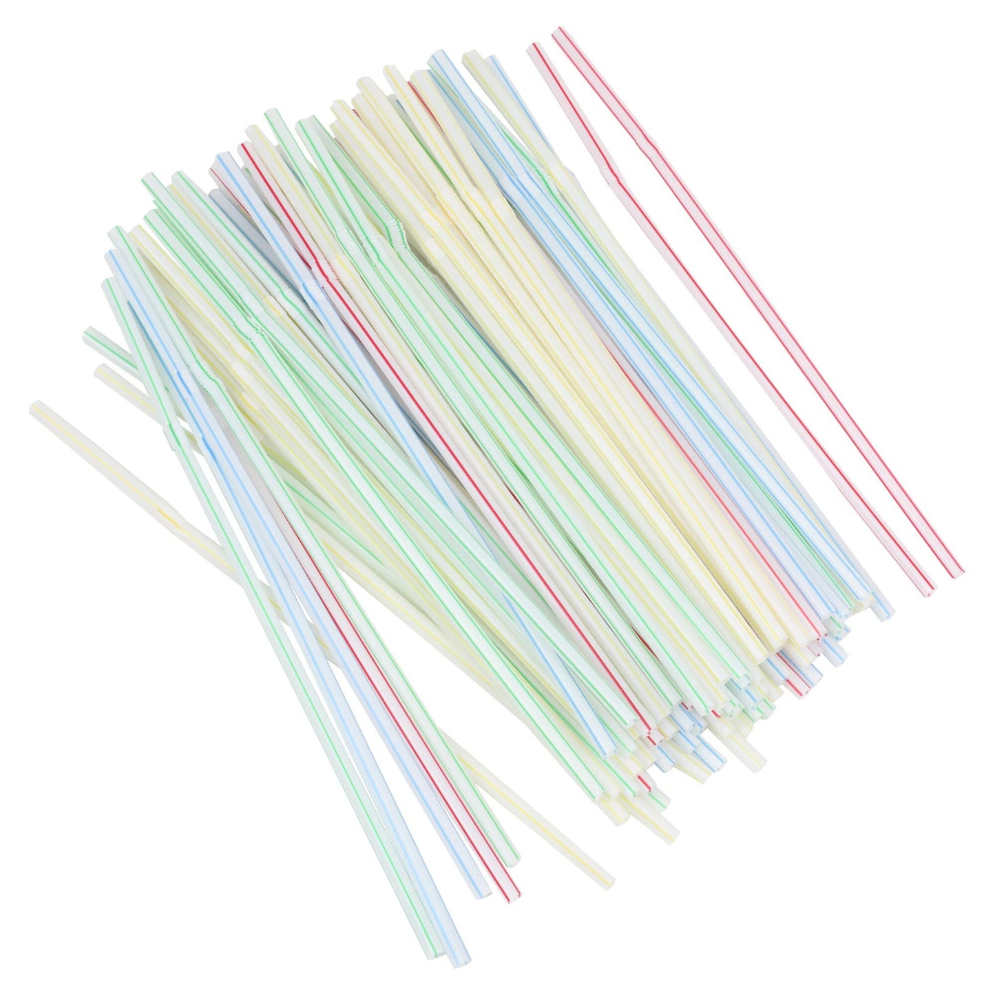 100-Pc Flexible Straws