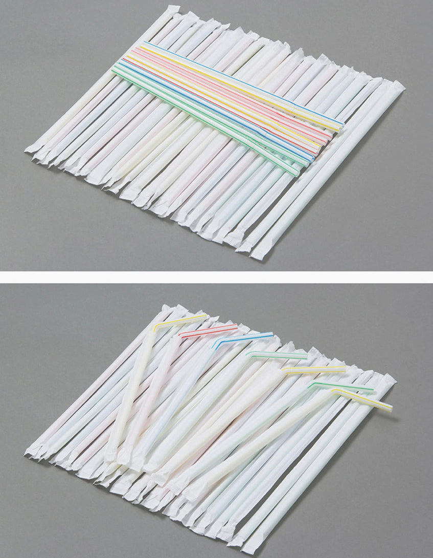 100-Pc Flexible Straws