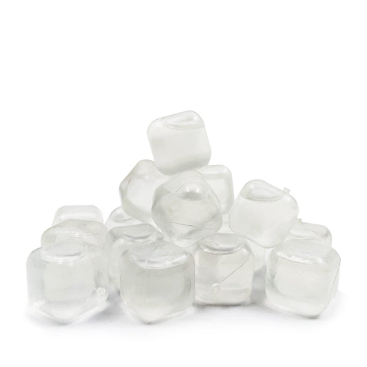 12-Pcs Ice Cubes (Clear)