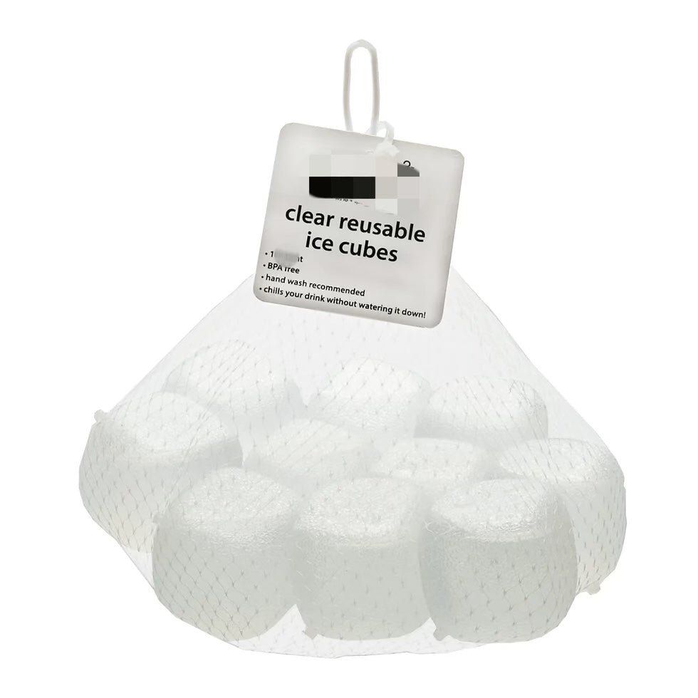 12-Pcs Ice Cubes (Clear)