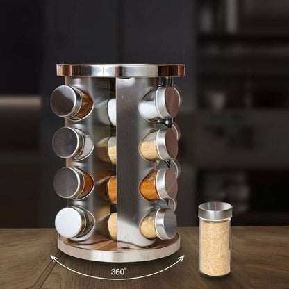 16-Jars Spice Rack