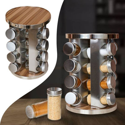 16-Jars Spice Rack