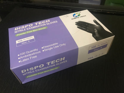 Black Disposable Gloves (100-Pc)