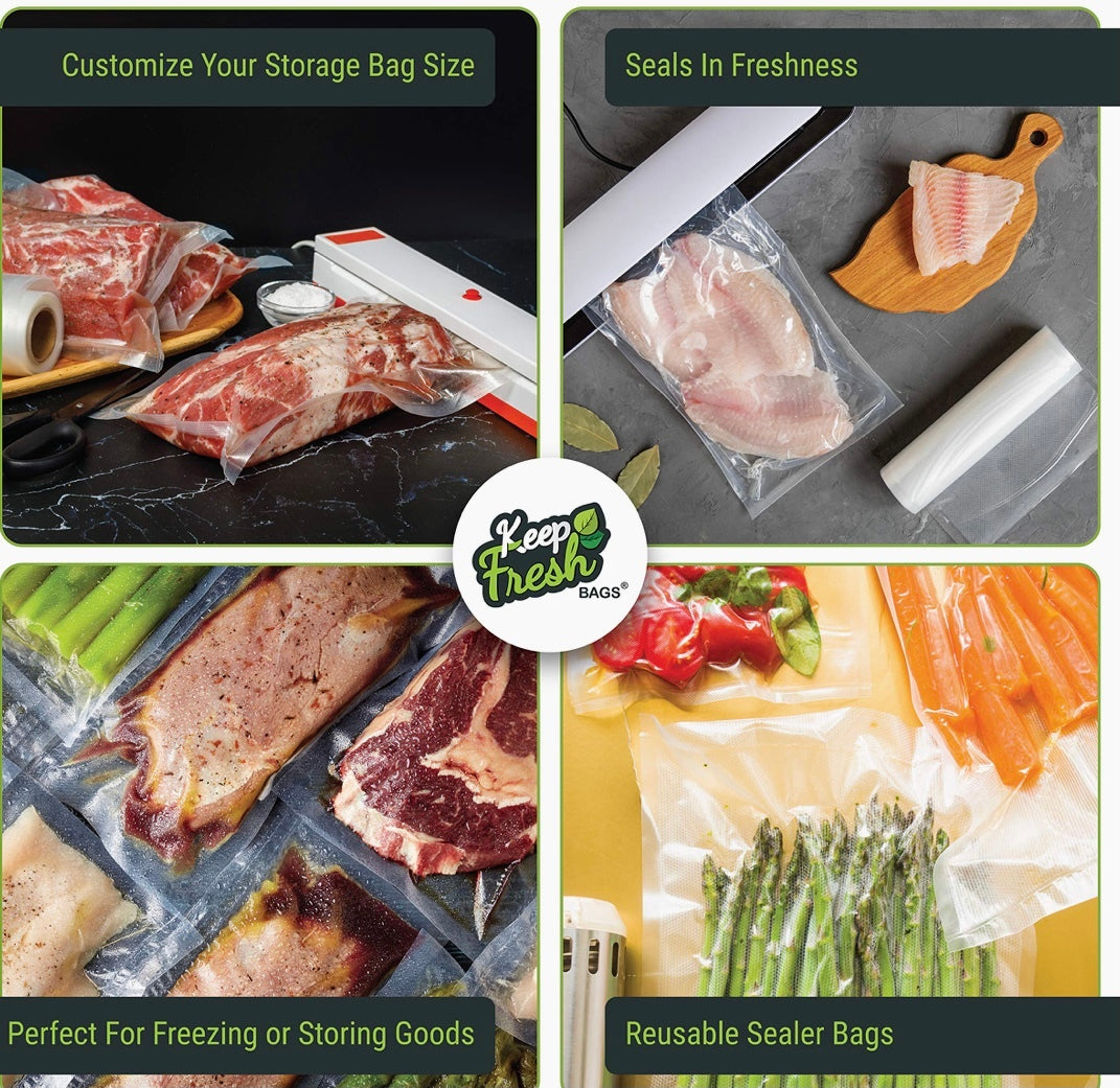 12-Pc Vacuum Seal Bags