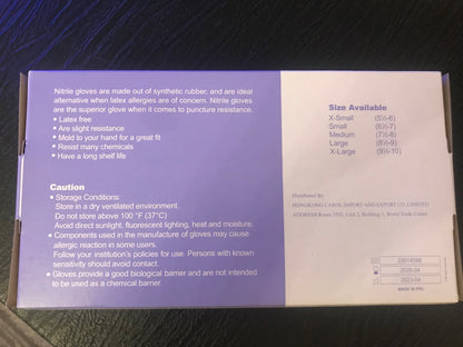 Blue Disposable Gloves (100-Pc)