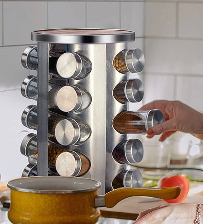 16-Jars Spice Rack