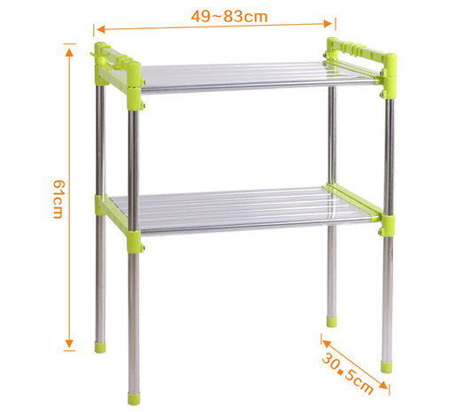 2-Tier Adjustable Rack