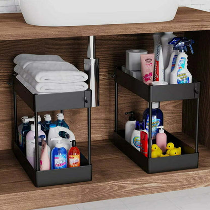 2-Tier Sliding Rack