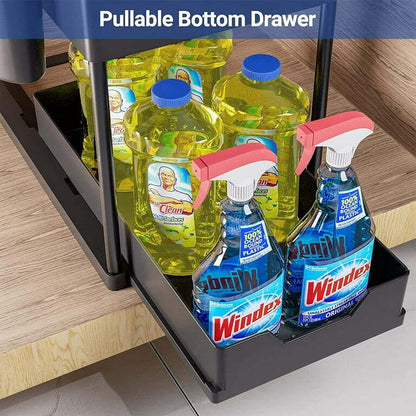 2-Tier Sliding Rack