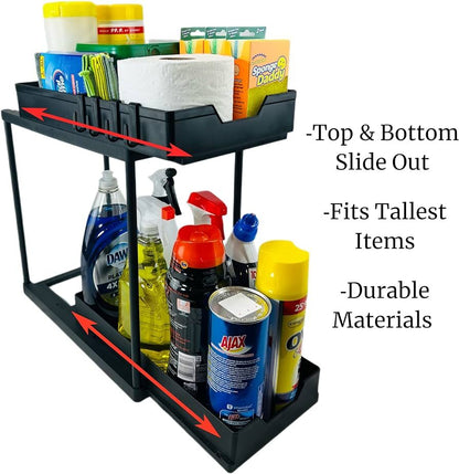 2-Tier Sliding Rack