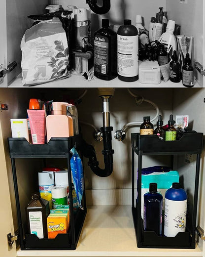 2-Tier Sliding Rack