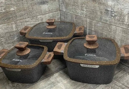 3-Pcs Cookware Set