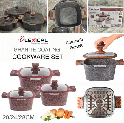 3-Pcs Cookware Set