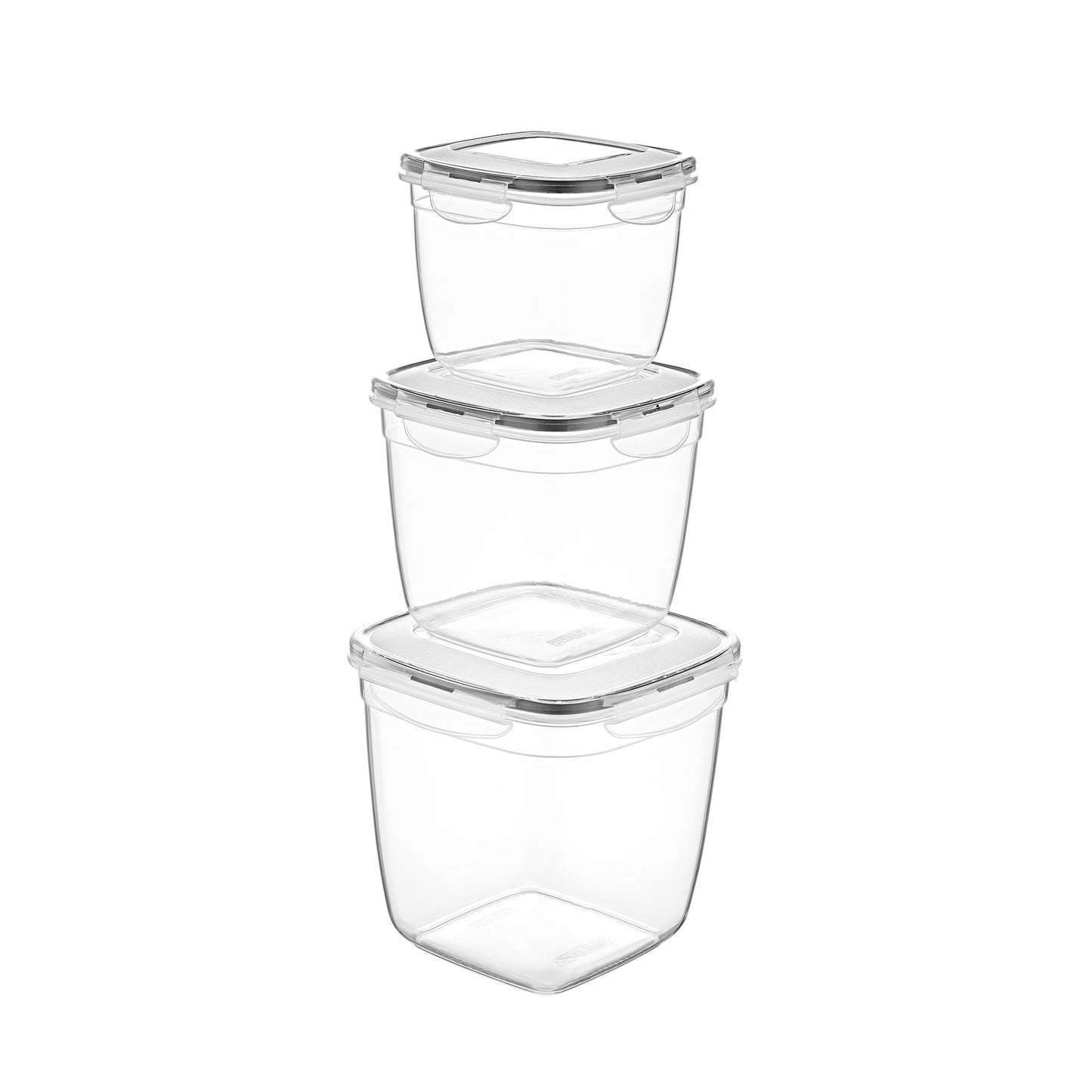 3-Pcs Deep Square Containers (LC-360)