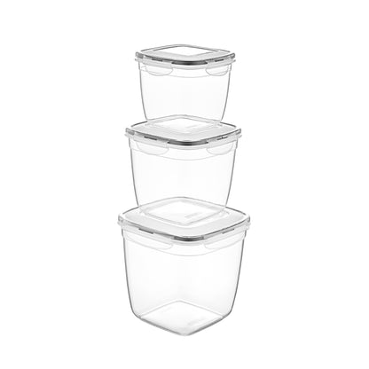 3-Pcs Deep Square Containers (LC-360)