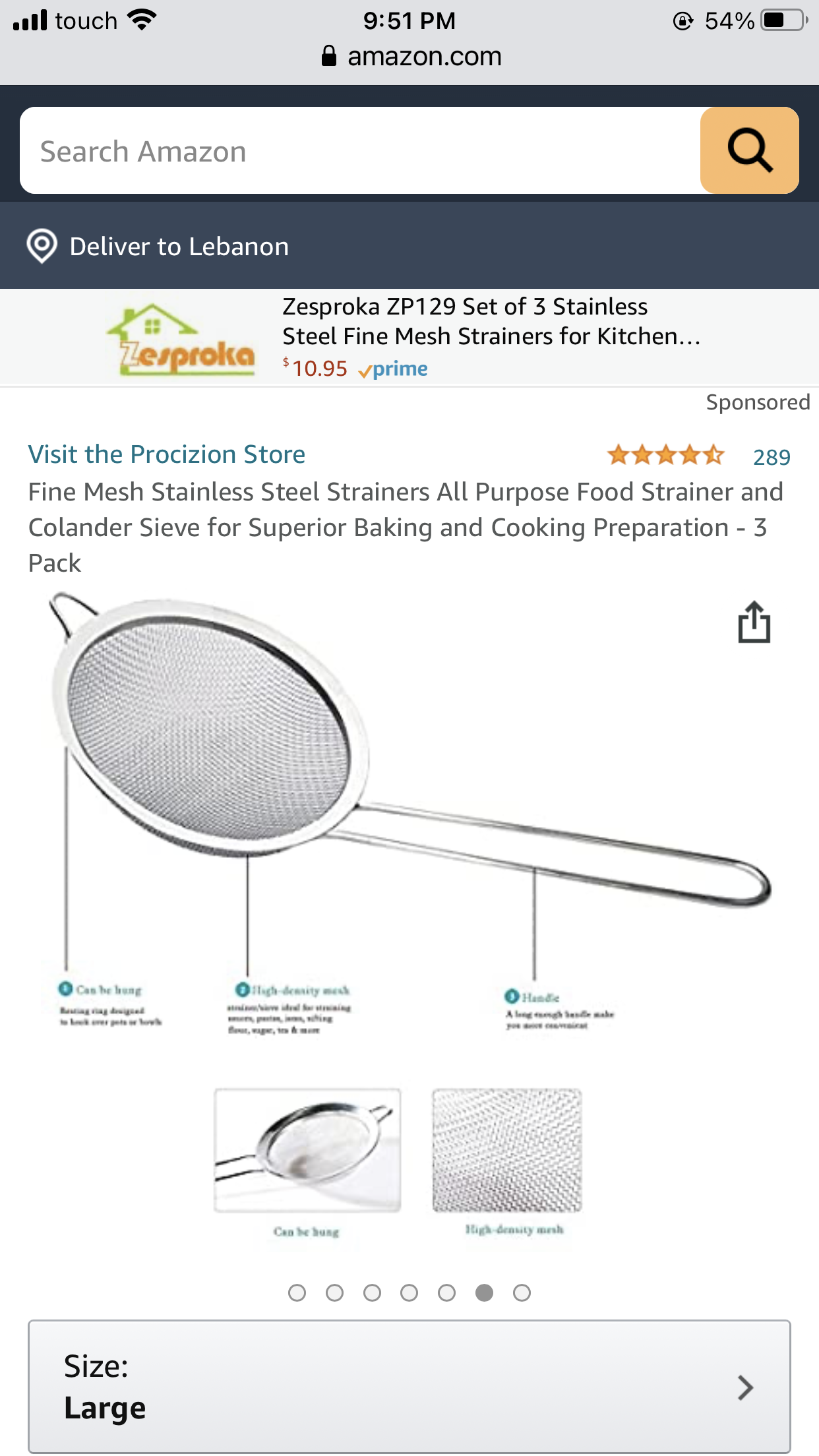 3-Pcs Strainer Set (Medium)