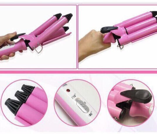 3-Barrel Hair Curler