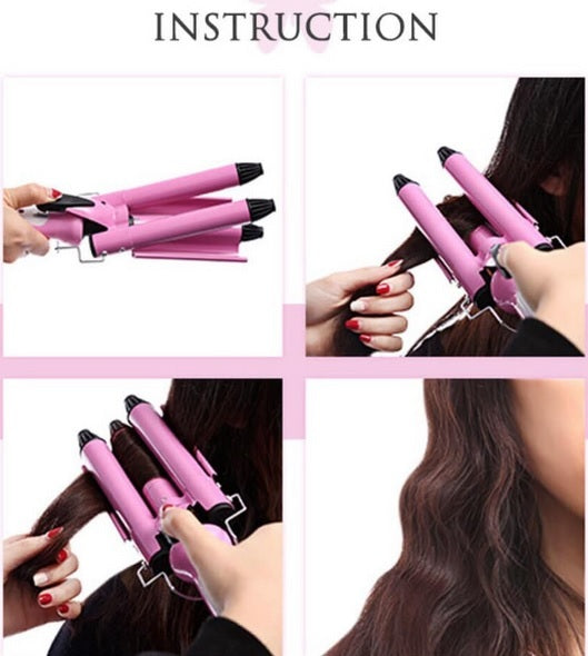 3-Barrel Hair Curler